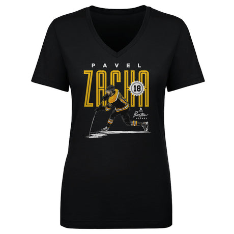 Pavel Zacha Women's V-Neck T-Shirt | 500 LEVEL