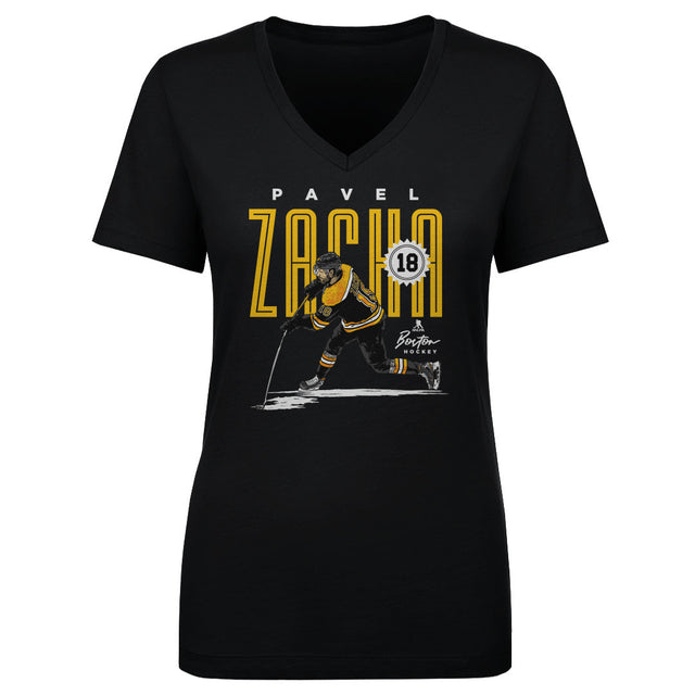 Pavel Zacha Women's V-Neck T-Shirt | 500 LEVEL