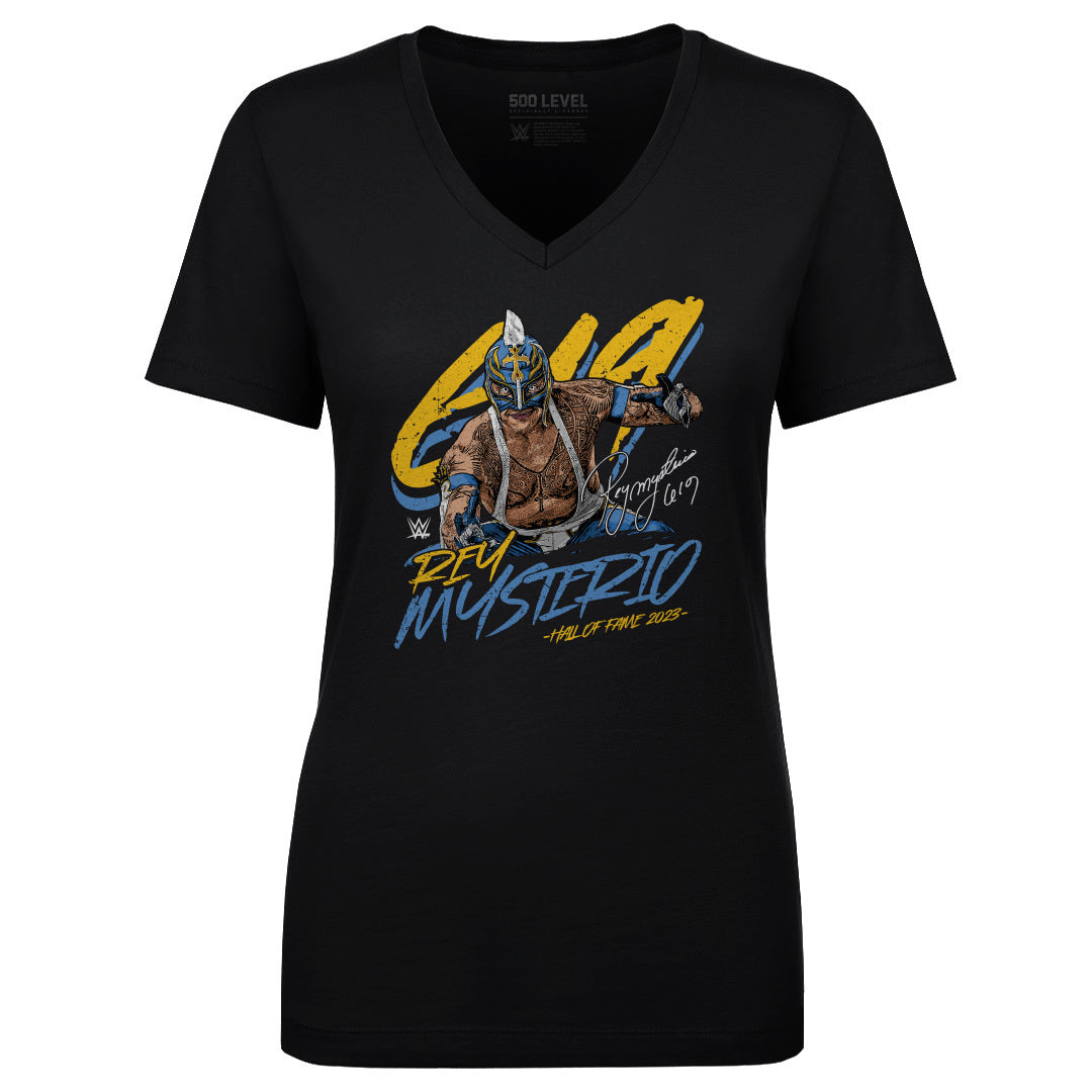 Rey Mysterio Women&#39;s V-Neck T-Shirt | 500 LEVEL
