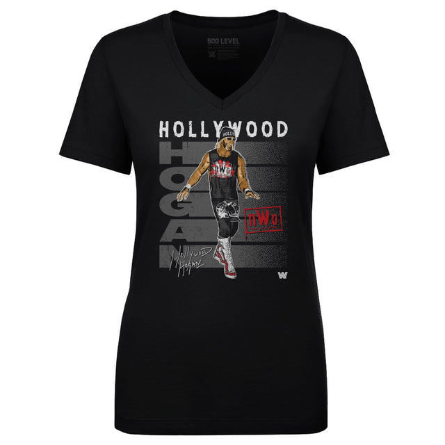 Hulk Hogan Women's V-Neck T-Shirt | 500 LEVEL