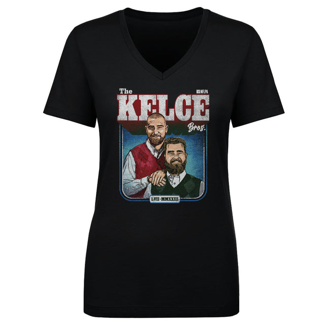 Jason Kelce Women's V-Neck T-Shirt | 500 LEVEL