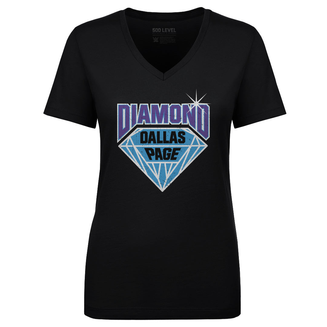Diamond Dallas Page Women's V-Neck T-Shirt | 500 LEVEL