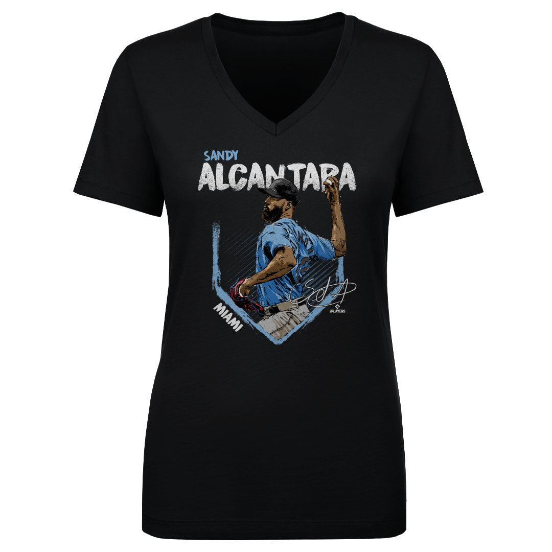Sandy Alcantara Women's V-Neck T-Shirt | 500 LEVEL