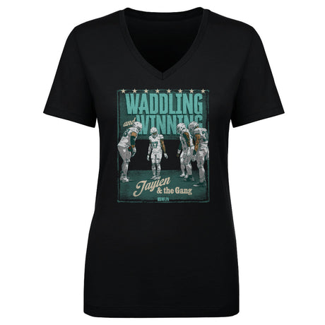 Jaylen Waddle Women's V-Neck T-Shirt | 500 LEVEL