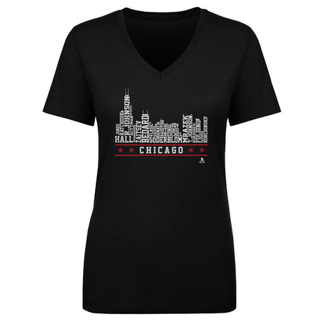Chicago Women's V-Neck T-Shirt | 500 LEVEL