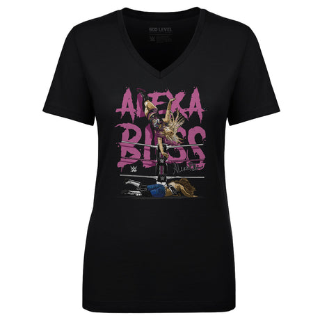 Alexa Bliss Women's V-Neck T-Shirt | 500 LEVEL