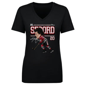 Al Secord Women's V-Neck T-Shirt | 500 LEVEL