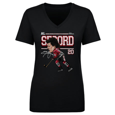 Al Secord Women's V-Neck T-Shirt | 500 LEVEL