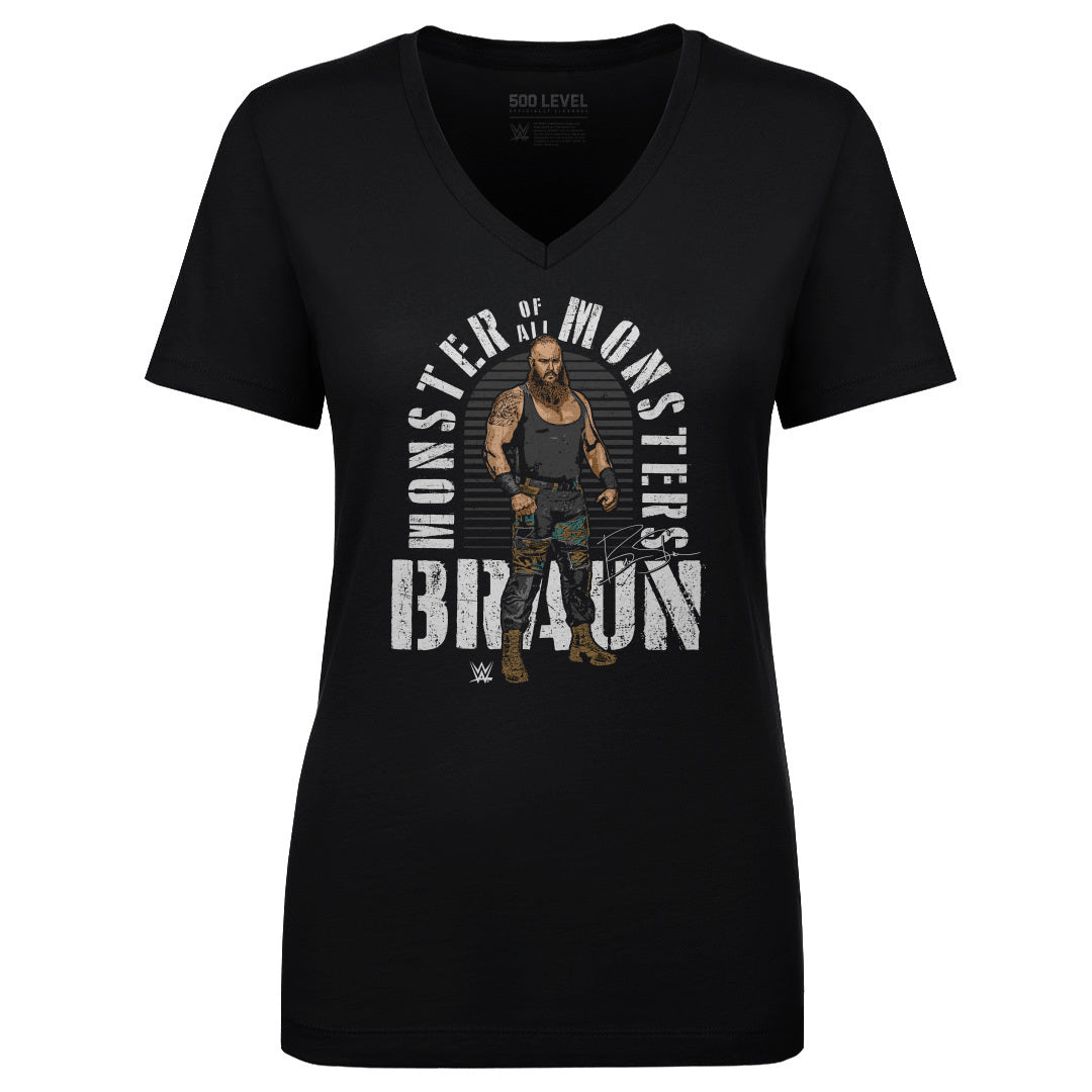 Braun Strowman Women&#39;s V-Neck T-Shirt | 500 LEVEL