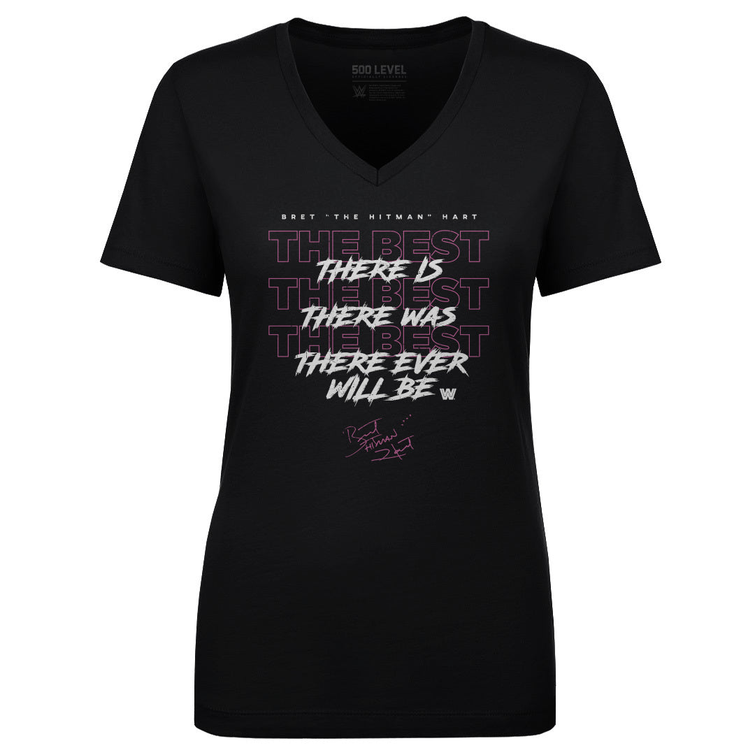 Bret Hart Women&#39;s V-Neck T-Shirt | 500 LEVEL