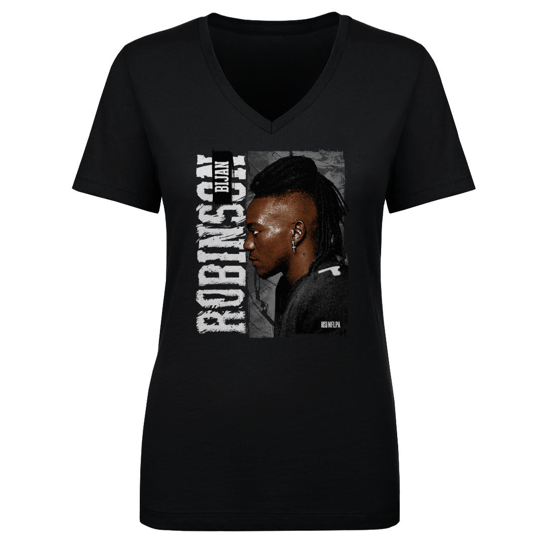 Bijan Robinson Women's V-Neck T-Shirt | 500 LEVEL