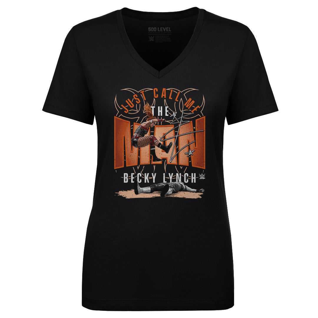 Becky Lynch Women's V-Neck T-Shirt | 500 LEVEL