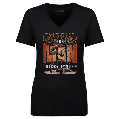 Becky Lynch Women's V-Neck T-Shirt | 500 LEVEL