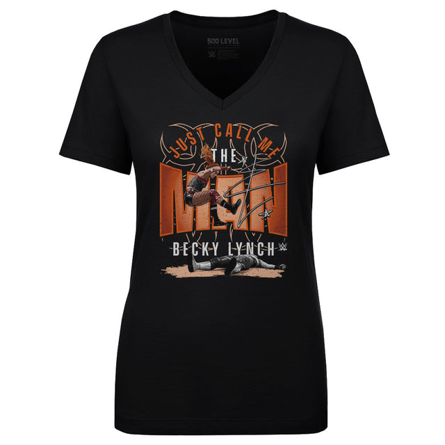 Becky Lynch Women's V-Neck T-Shirt | 500 LEVEL