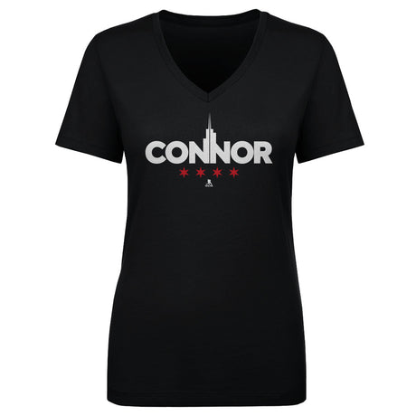 Connor Bedard Women's V-Neck T-Shirt | 500 LEVEL