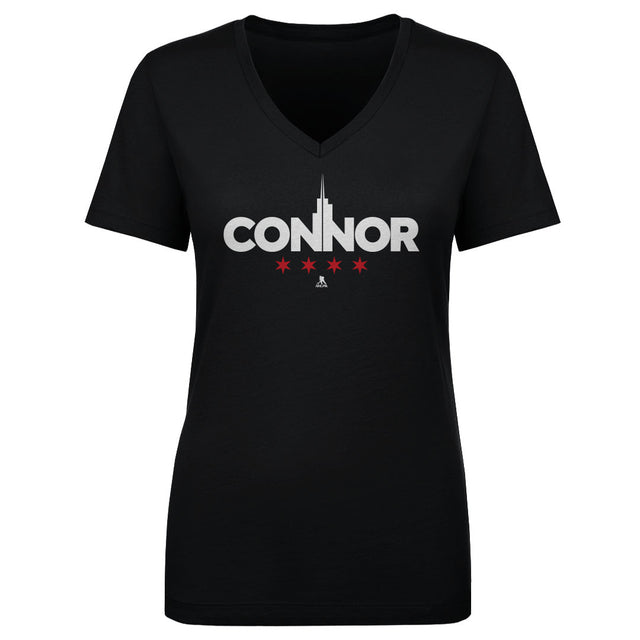 Connor Bedard Women's V-Neck T-Shirt | 500 LEVEL