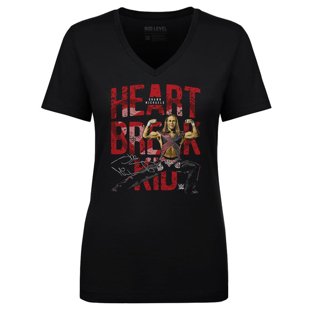 Shawn Michaels Women's V-Neck T-Shirt | 500 LEVEL