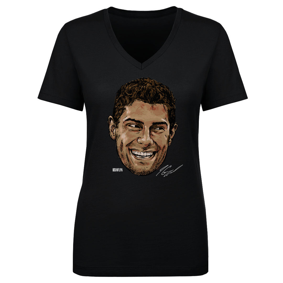 Jimmy Garoppolo Women&#39;s V-Neck T-Shirt | 500 LEVEL