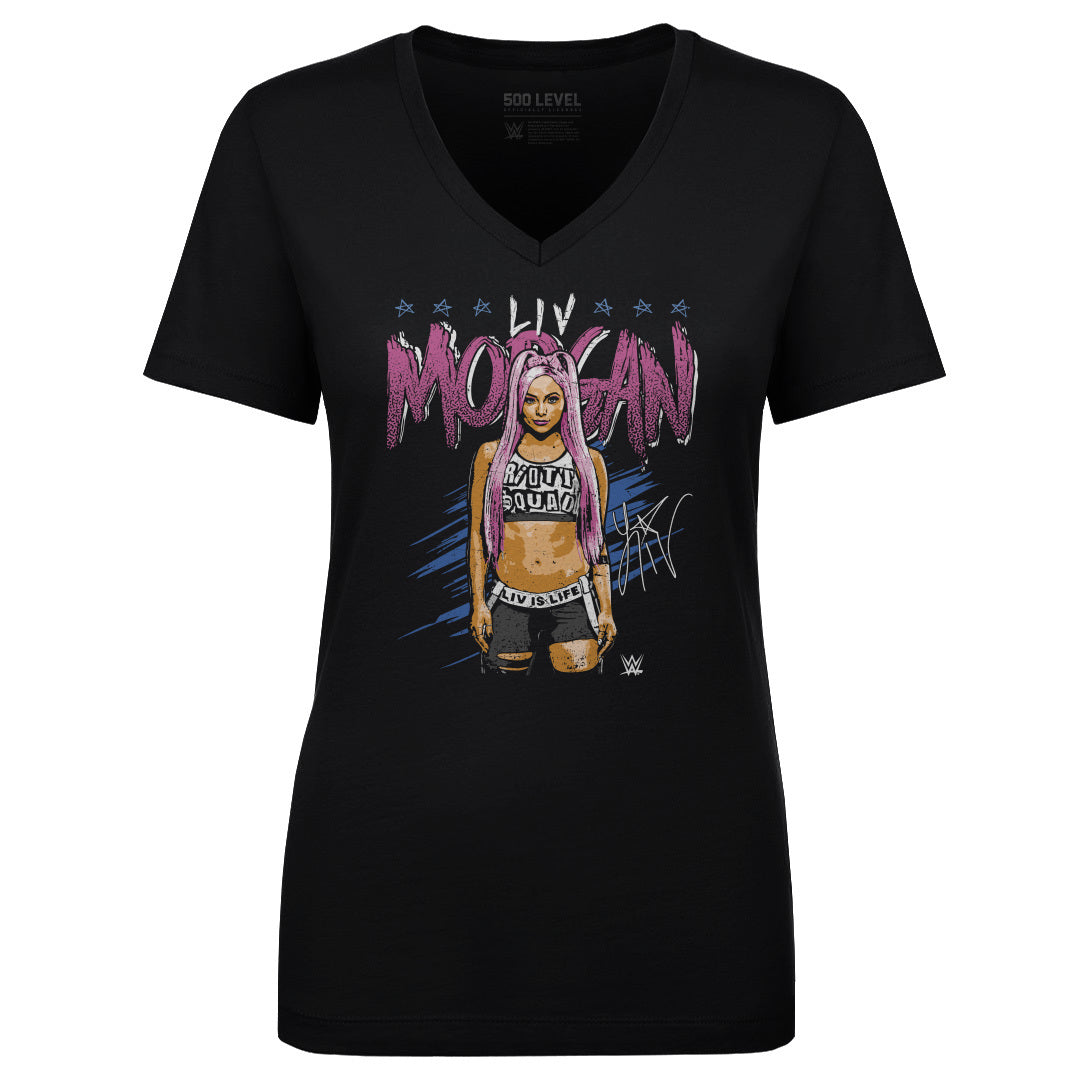Liv Morgan Women&#39;s V-Neck T-Shirt | 500 LEVEL