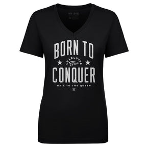 Charlotte Flair Women's V-Neck T-Shirt | 500 LEVEL