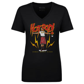 Roddy Piper Women's V-Neck T-Shirt | 500 LEVEL