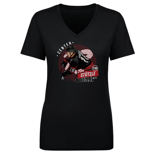 Tim Stutzle Women's V-Neck T-Shirt | 500 LEVEL