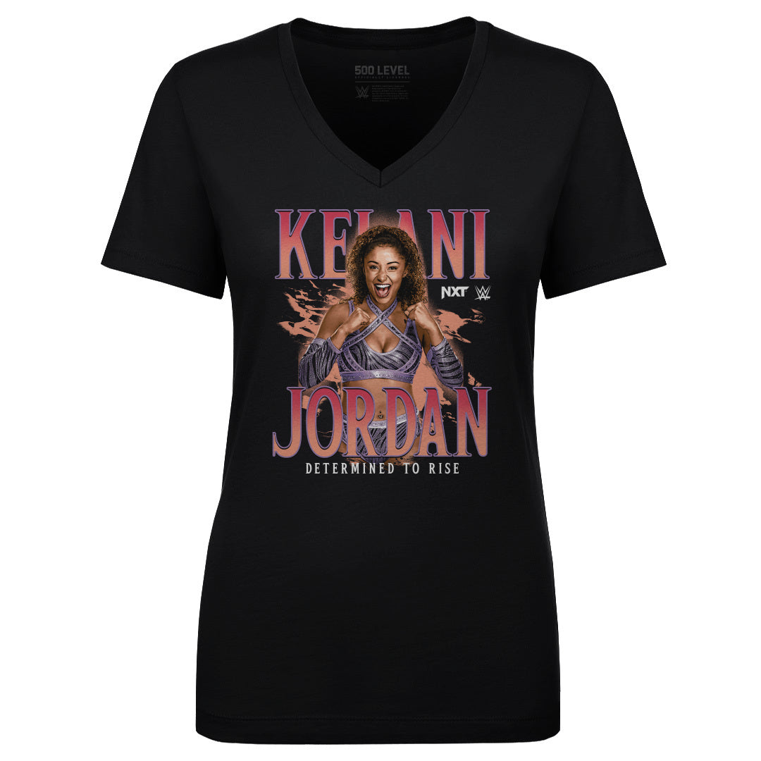 Kelani Jordan Women's V-Neck T-Shirt | 500 LEVEL