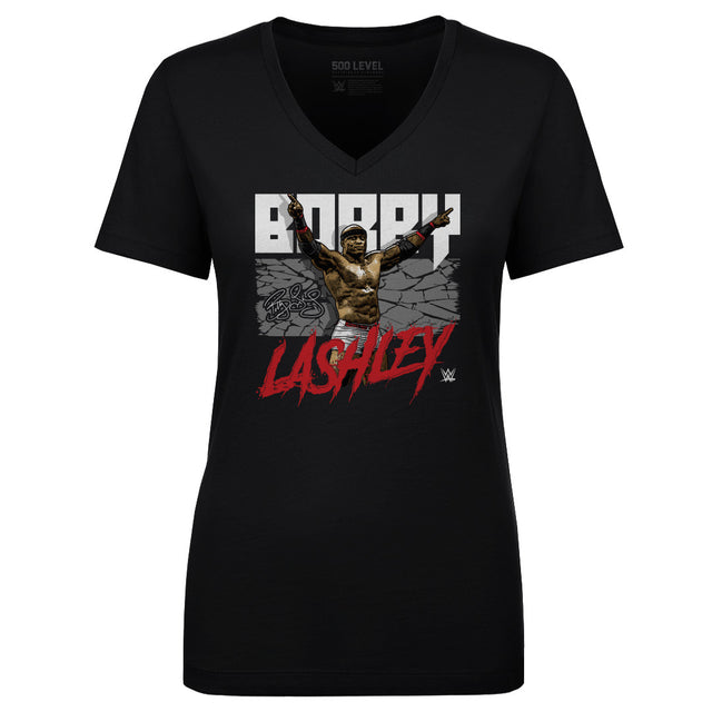 Bobby Lashley Women's V-Neck T-Shirt | 500 LEVEL