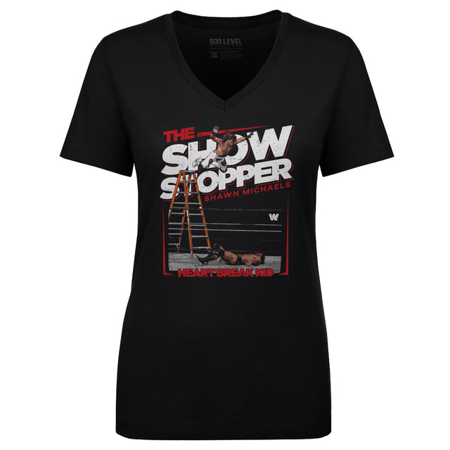 Shawn Michaels Women's V-Neck T-Shirt | 500 LEVEL