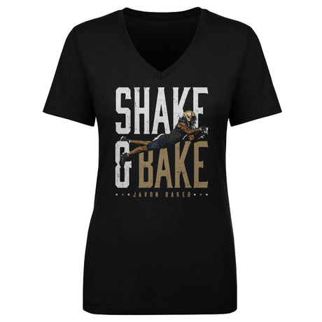 Javon Baker Women's V-Neck T-Shirt | 500 LEVEL