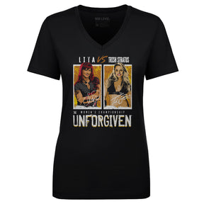 Trish Stratus Women's V-Neck T-Shirt | 500 LEVEL
