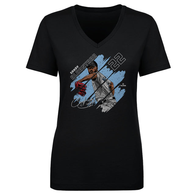 Sandy Alcantara Women's V-Neck T-Shirt | 500 LEVEL