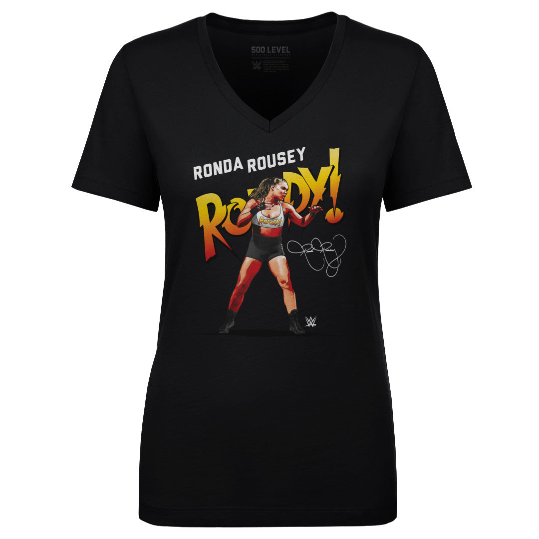 Ronda Rousey Women's V-Neck T-Shirt | 500 LEVEL