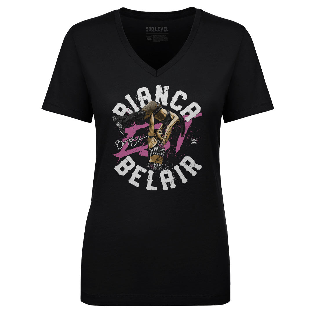 Bianca Belair Women&#39;s V-Neck T-Shirt | 500 LEVEL