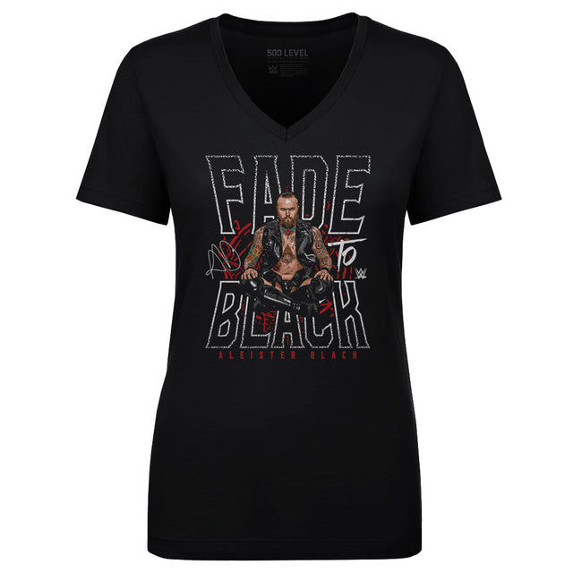 Aleister Black Women's V-Neck T-Shirt | 500 LEVEL