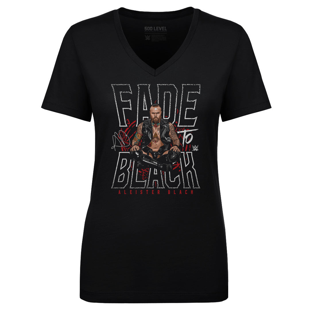 Aleister Black Women&#39;s V-Neck T-Shirt | 500 LEVEL