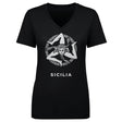 Sicily Women's V-Neck T-Shirt | 500 LEVEL