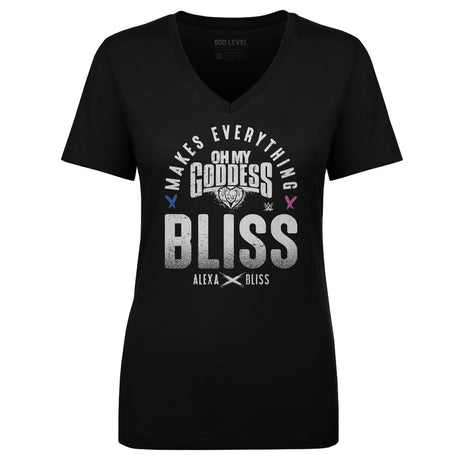 Alexa Bliss Women's V-Neck T-Shirt | 500 LEVEL