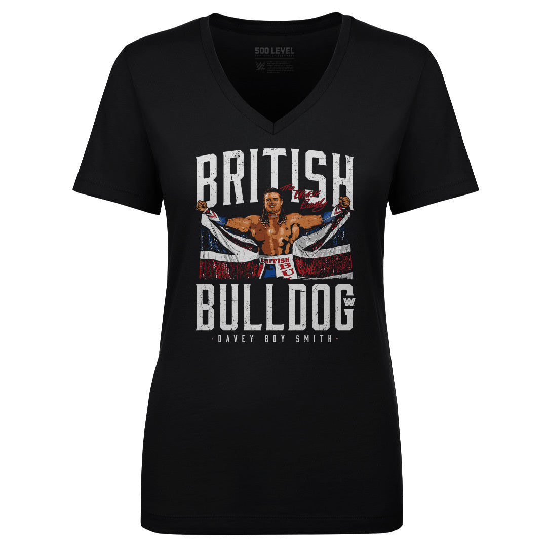 British Bulldog Women&#39;s V-Neck T-Shirt | 500 LEVEL