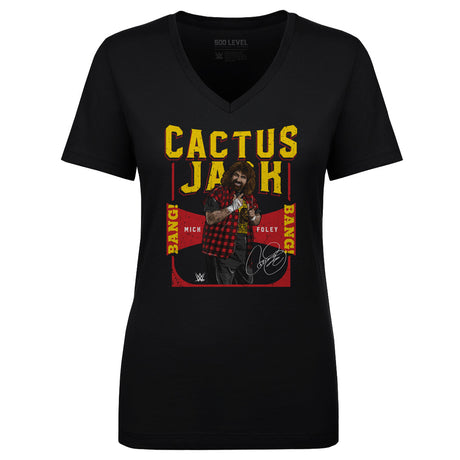 Cactus Jack Women's V-Neck T-Shirt | 500 LEVEL