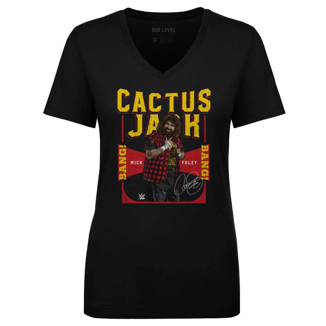 Cactus Jack Women&#39;s V-Neck T-Shirt | 500 LEVEL