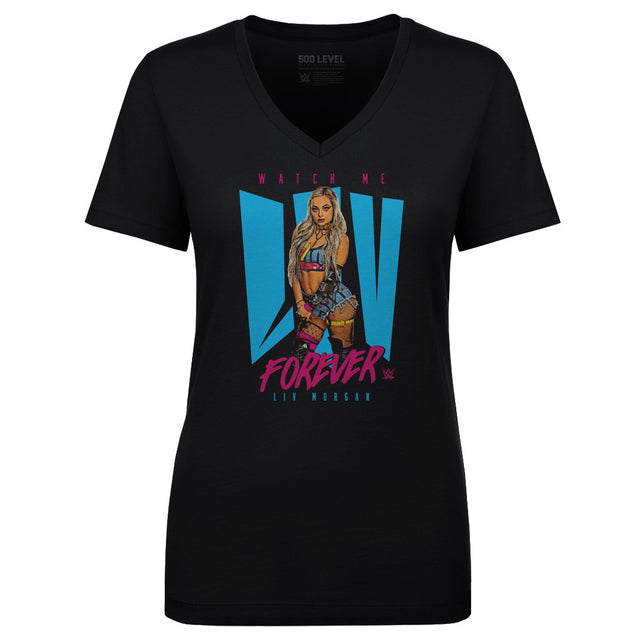 Liv Morgan Women's V-Neck T-Shirt | 500 LEVEL