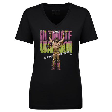 Ultimate Warrior Women's V-Neck T-Shirt | 500 LEVEL