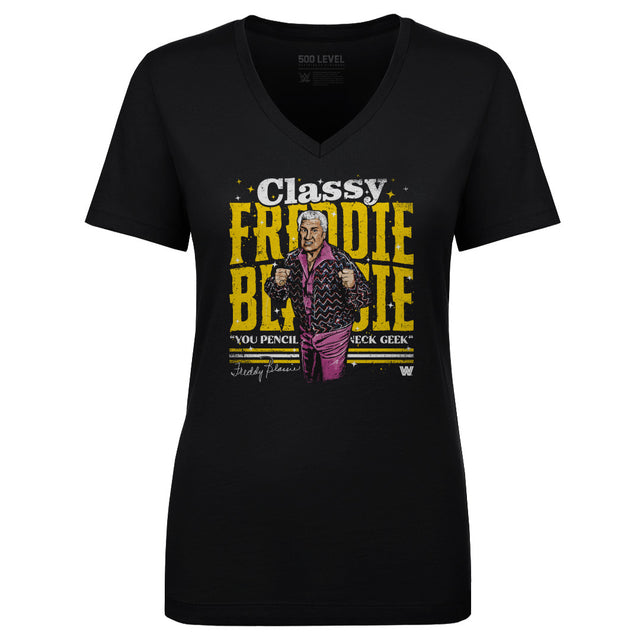 Freddie Blassie Women's V-Neck T-Shirt | 500 LEVEL