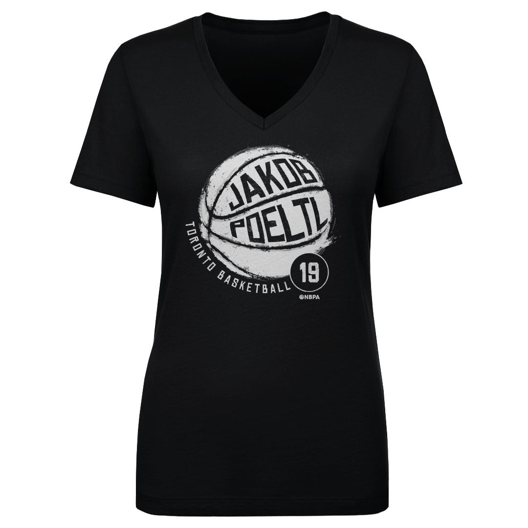 Jakob Poeltl Women&#39;s V-Neck T-Shirt | 500 LEVEL