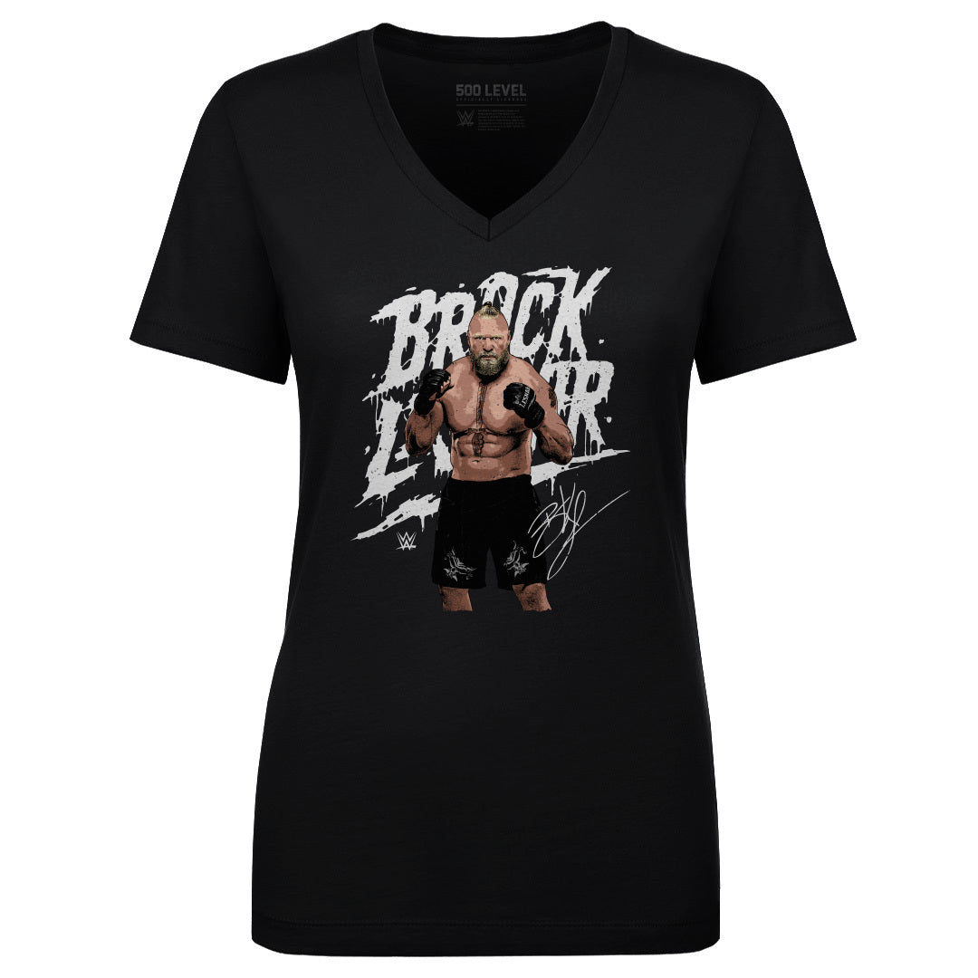 Brock Lesnar Women's V-Neck T-Shirt | 500 LEVEL