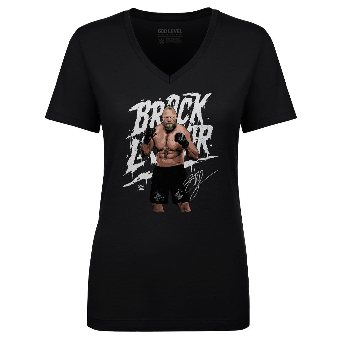 Brock Lesnar Women&#39;s V-Neck T-Shirt | 500 LEVEL
