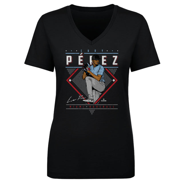 Eury Perez Women's V-Neck T-Shirt | 500 LEVEL