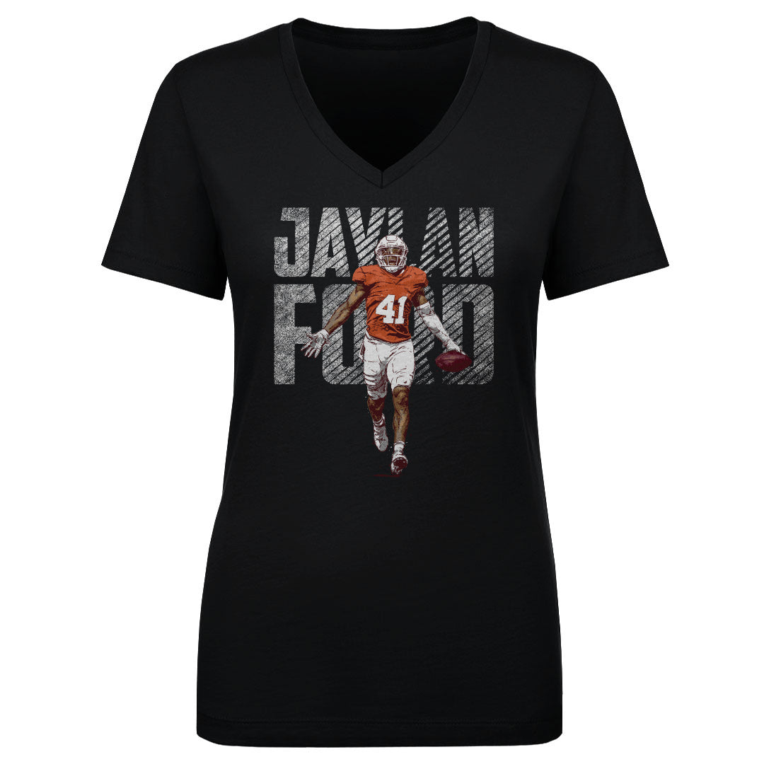 Jaylan Ford Women's V-Neck T-Shirt | 500 LEVEL