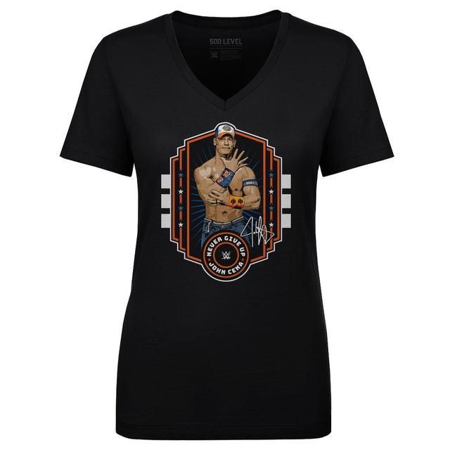 John Cena Women's V-Neck T-Shirt | 500 LEVEL